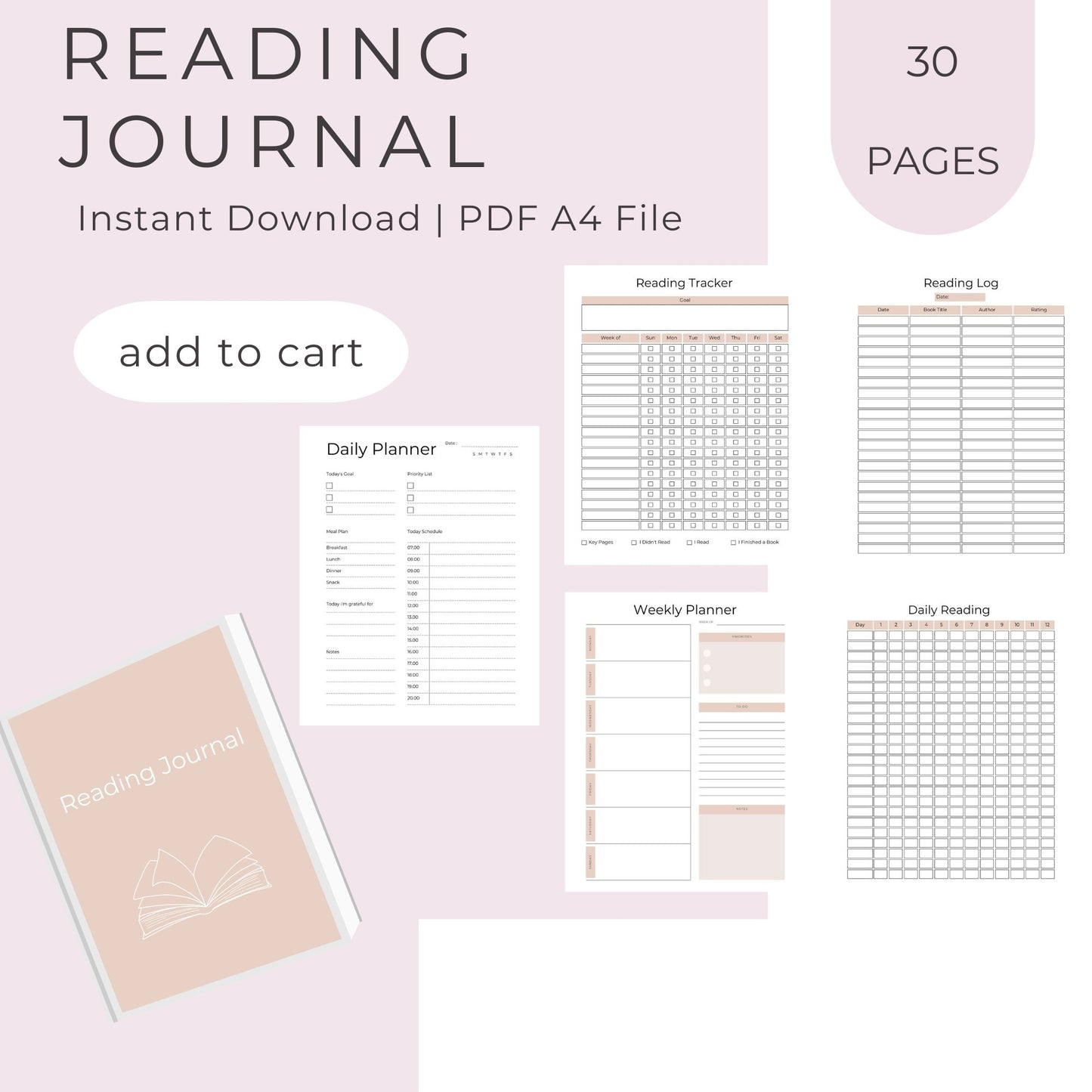 31-Page Reading Journal: Track, Review, and Celebrate Your Love for Books