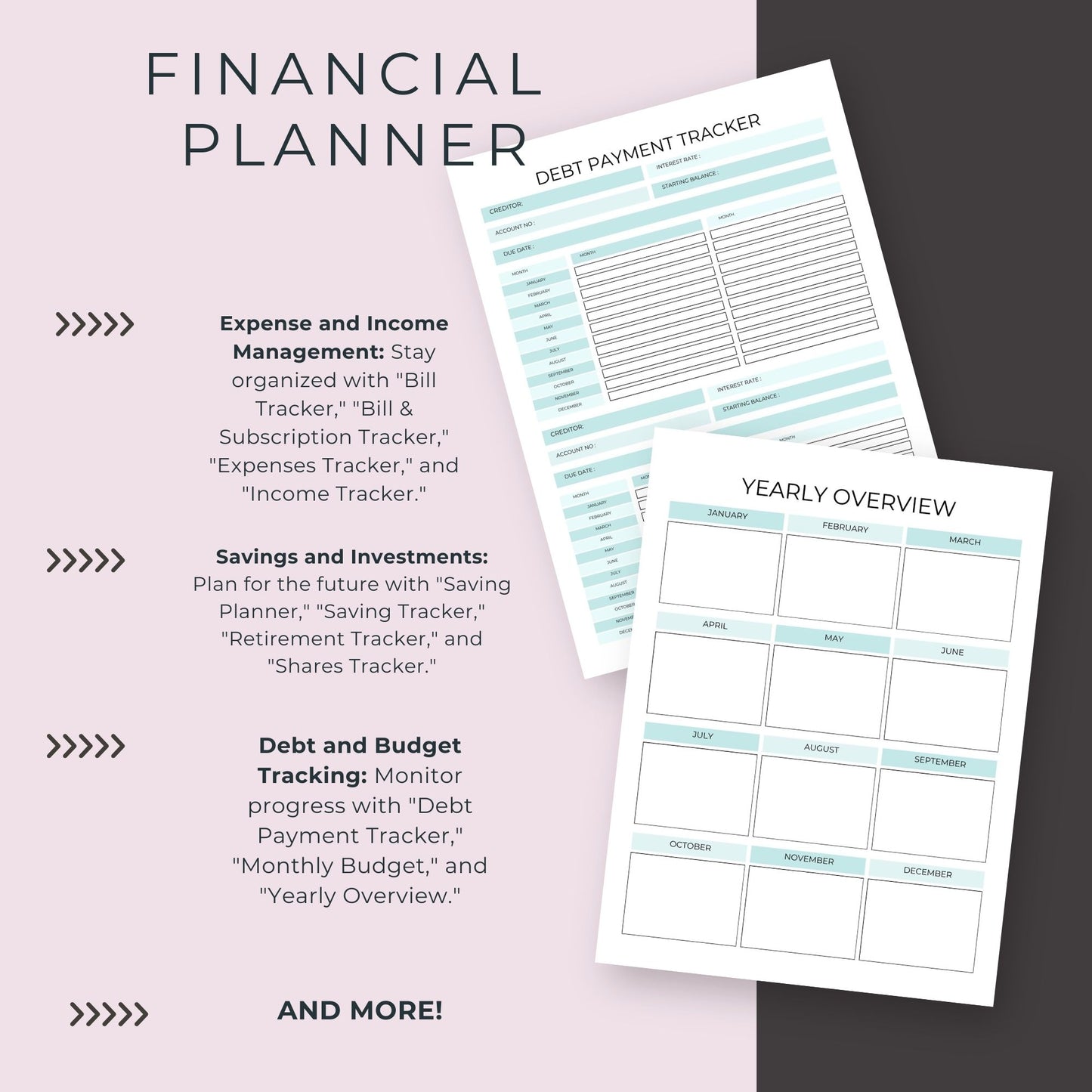 30-Page Financial Planner: Take Control of Your Finances and Savings