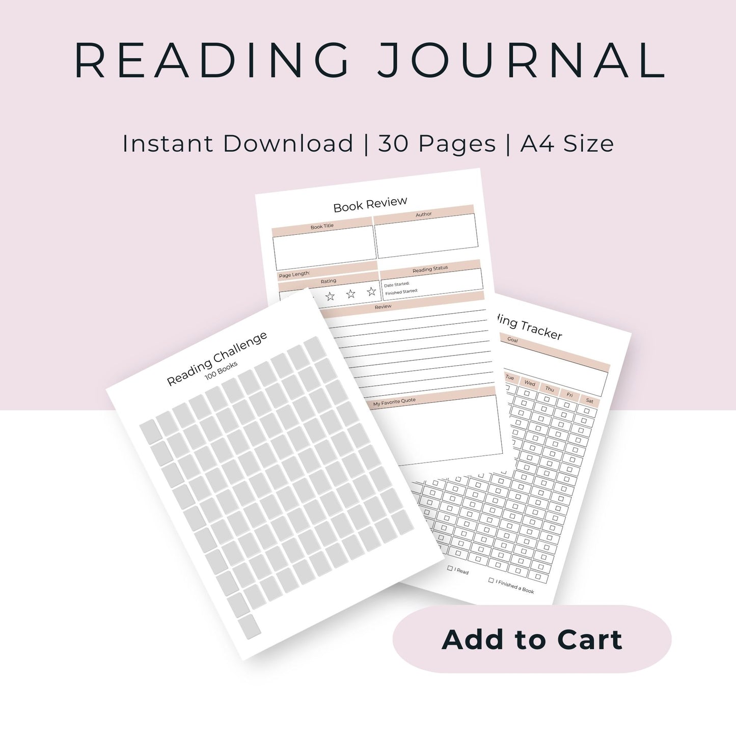 31-Page Reading Journal: Track, Review, and Celebrate Your Love for Books